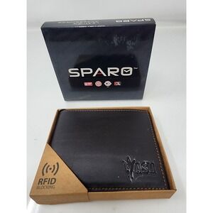 Sparo Mens Arizona State Sun Devils Bifold Wallet Brown Leather Casual Size OS